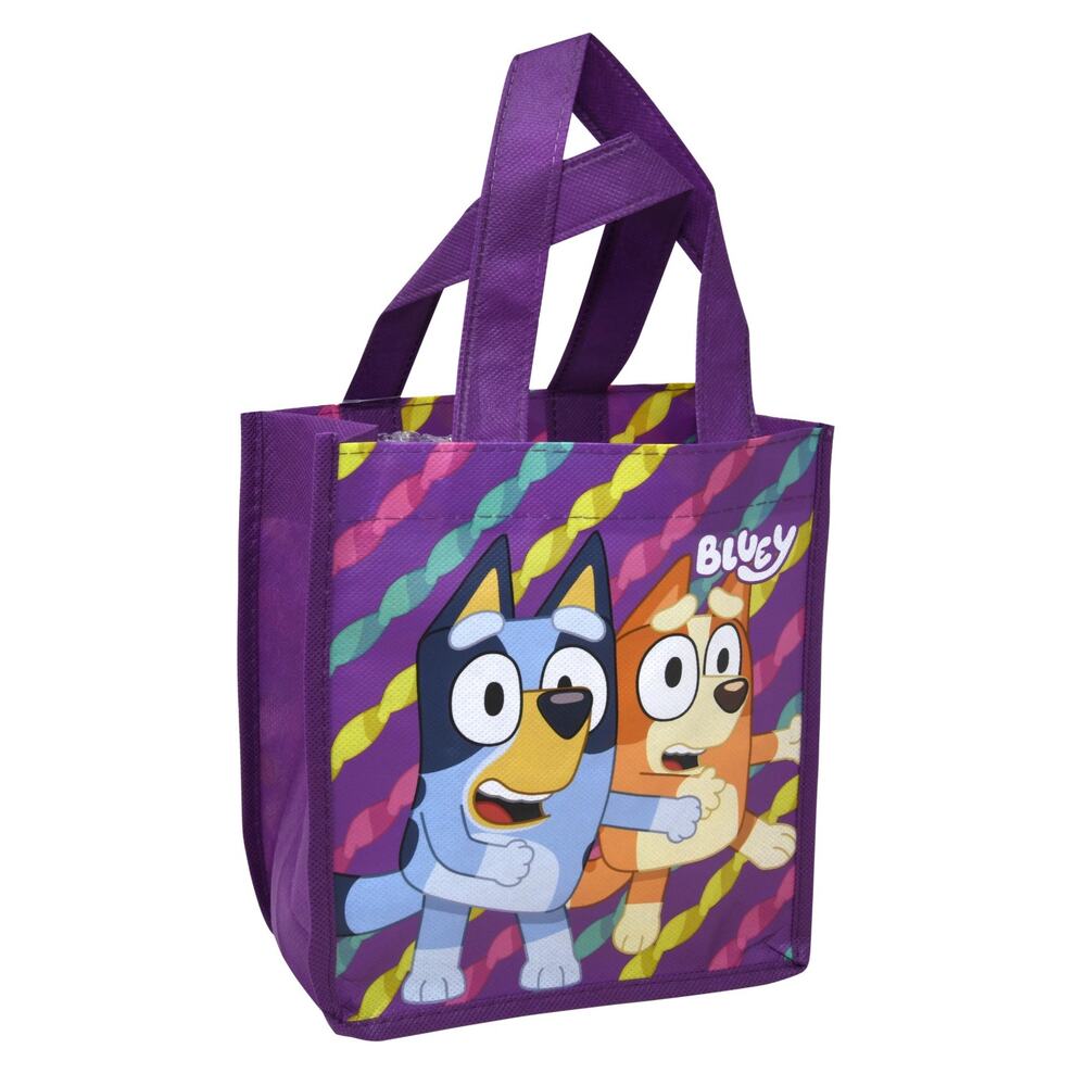 Bluey Small Eco Friendly Non-Woven tote bag with Shiny printing pack 6
